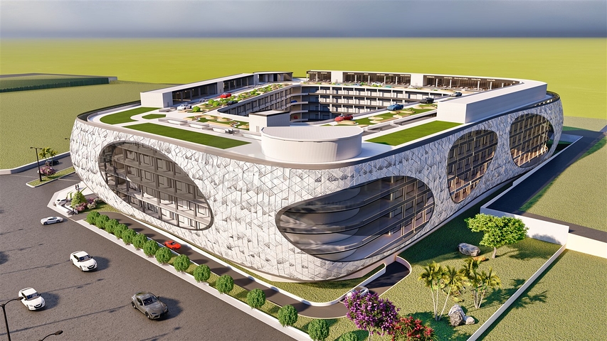 مشروع استثماري ، مباني تجارية في أكسو-منطقة أنطاليا 