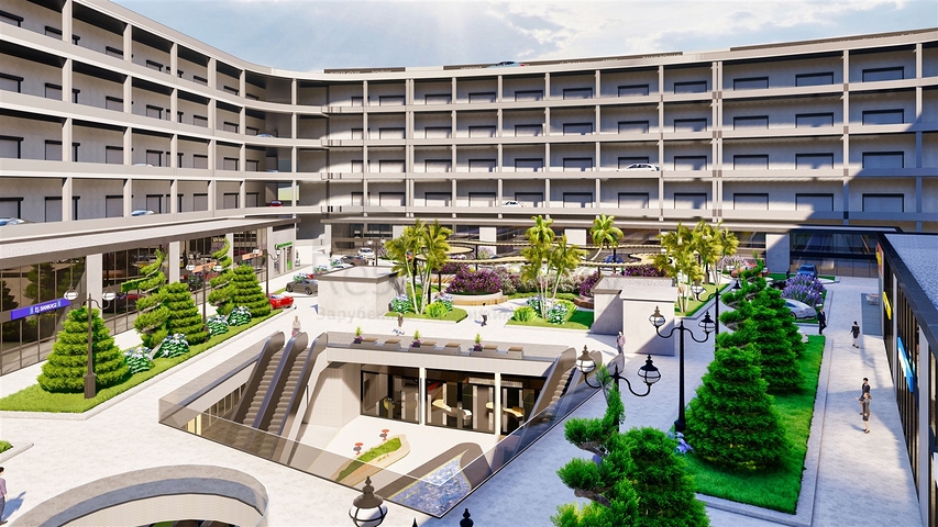 مشروع استثماري ، مباني تجارية في أكسو-منطقة أنطاليا 