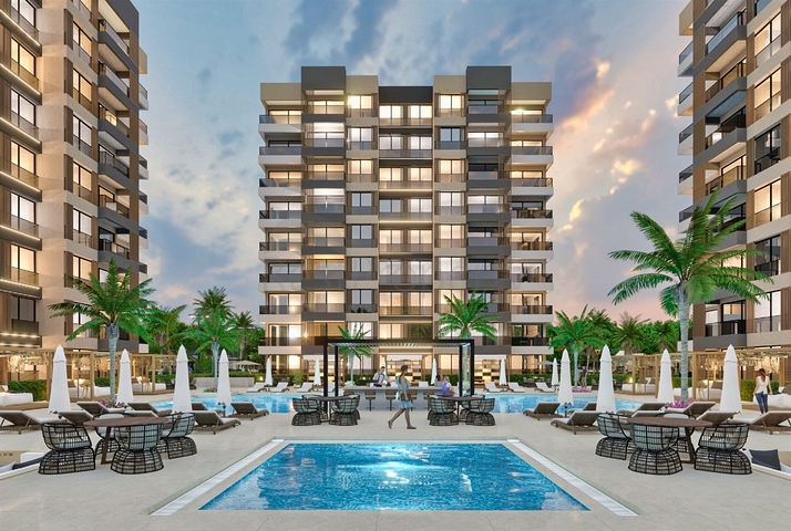 شقة 1+1 في التينتاس-منطقة أنطاليا 