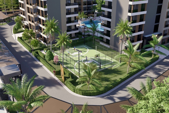 شقة 1+1 في التينتاس-منطقة أنطاليا 