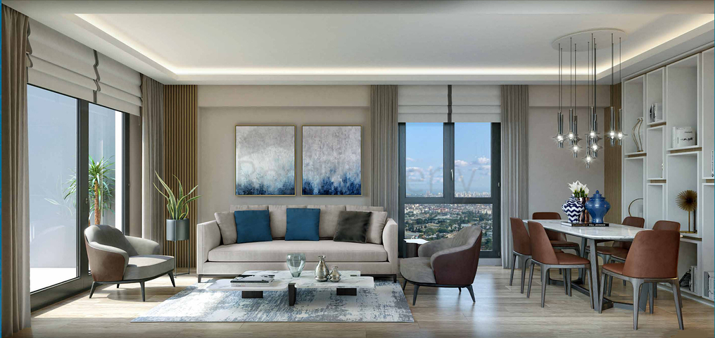 شقة 2+1 في كيبيز-منطقة أنطاليا 