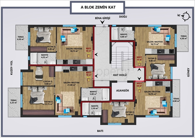 مشروع استثماري في مركز مدينة أنطاليا 