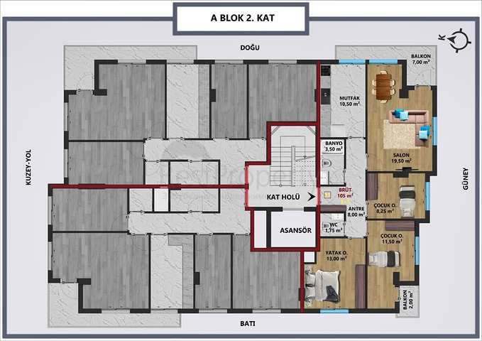 مشروع استثماري في مركز مدينة أنطاليا 
