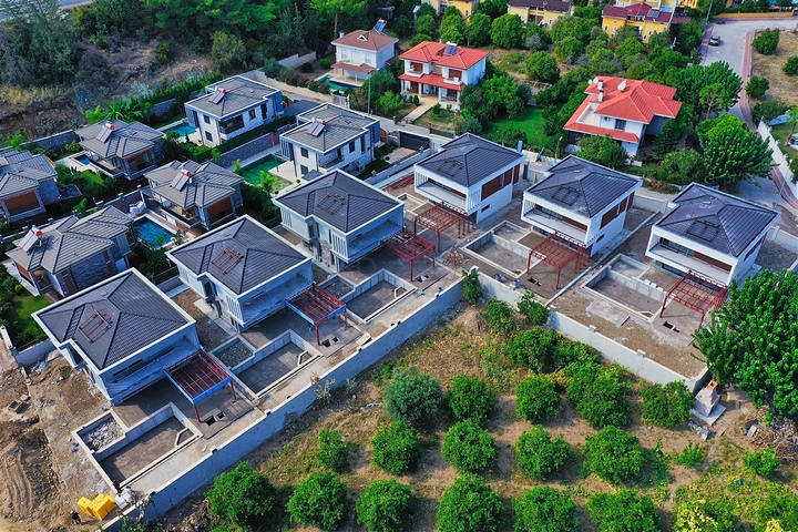 فيلا 3+1 في كيمير-منطقة أنطاليا 