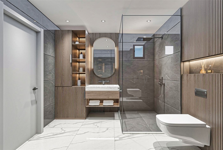 فيلا 3+1 في كيمير-منطقة أنطاليا 