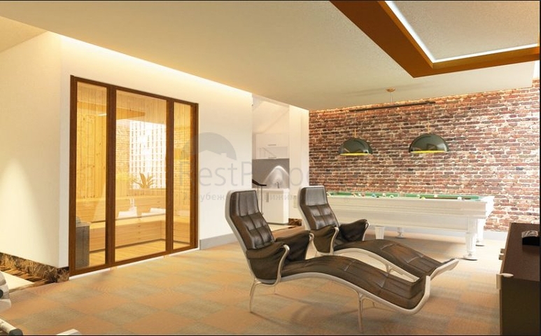 فيلات الرفاهية في مدينة ألانيا بالقرب من القلعة 