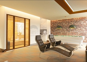 فيلات الرفاهية في مدينة ألانيا بالقرب من القلعة 