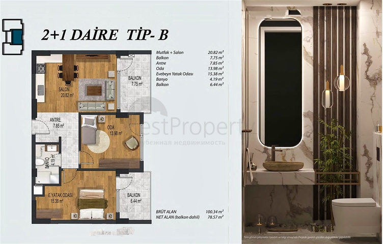 مشروع استثماري في منطقة التينتاس-أنطاليا 