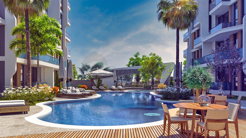 شقة 1+1 في التينتاس-منطقة أنطاليا 