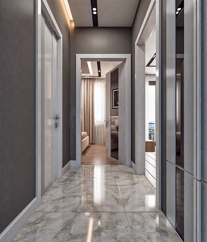 شقة 1+1 في التينتاس-منطقة أنطاليا 