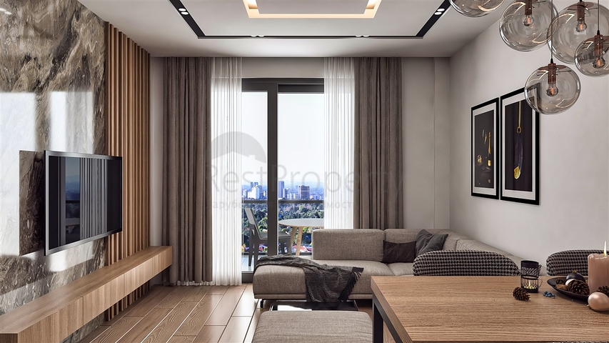 شقة 1+1 في التينتاس-منطقة أنطاليا 