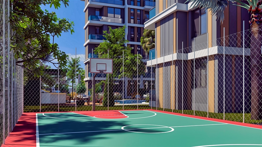 شقة 1+1 في التينتاس-منطقة أنطاليا 