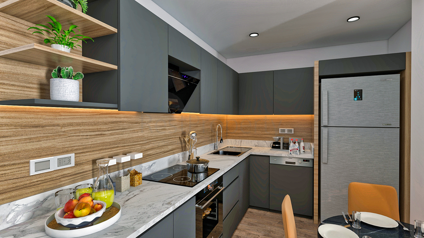 شقة 2+1 في التينكوم - حي أنطاليا 