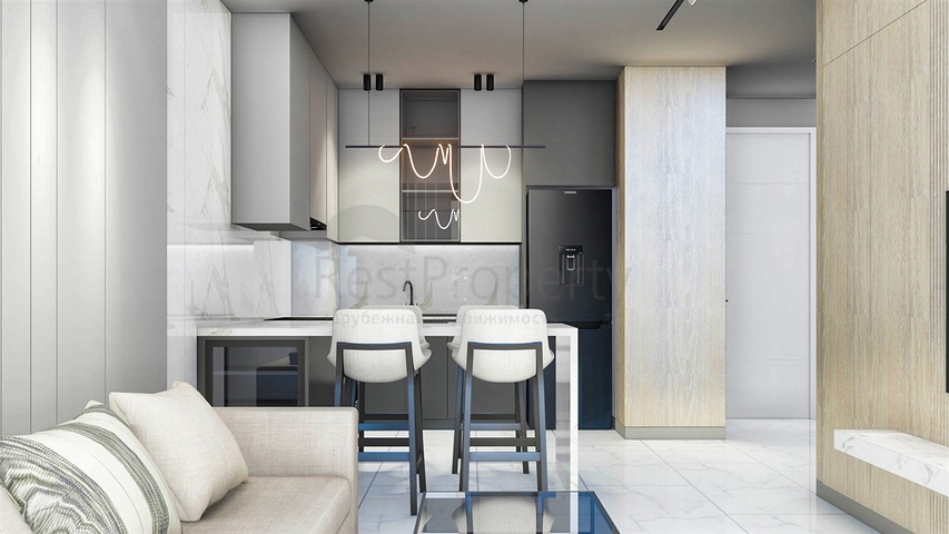 شقة 1+1 في ألتينتاس - حي أنطاليا 