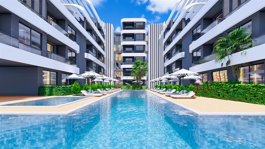 شقة 1+1 في ألتينتاس - حي أنطاليا 