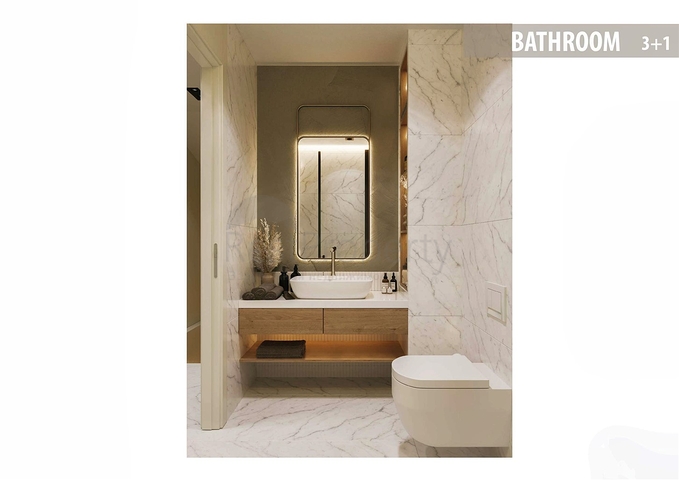 فلل 3+1 و 4 + 1 في منطقة سايد أنطاليا