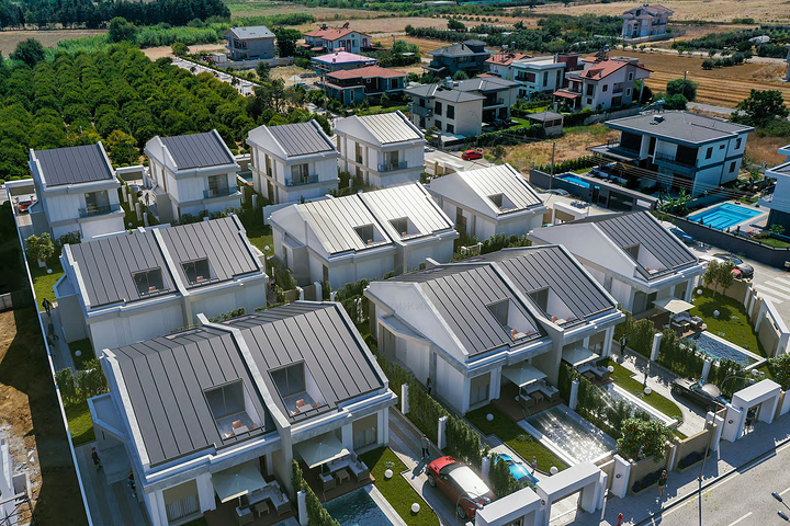 فلل 3+1 و 4 + 1 في منطقة سايد أنطاليا