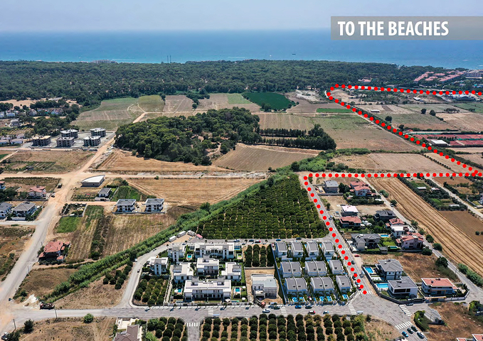 فلل 3+1 و 4 + 1 في منطقة سايد أنطاليا