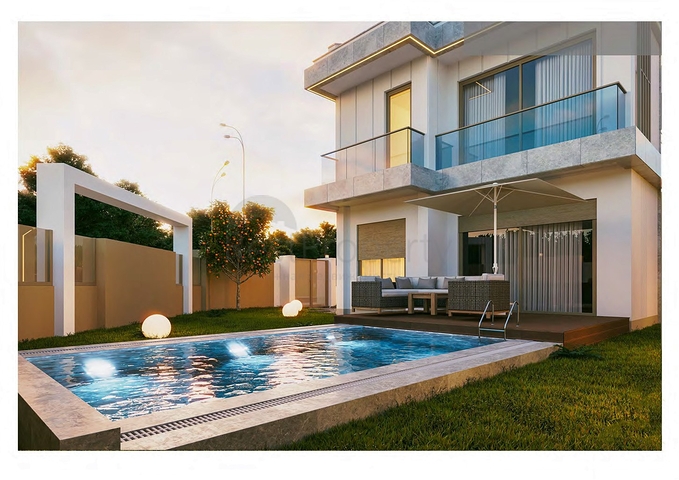 فلل 3+1 و 4 + 1 في منطقة سايد أنطاليا