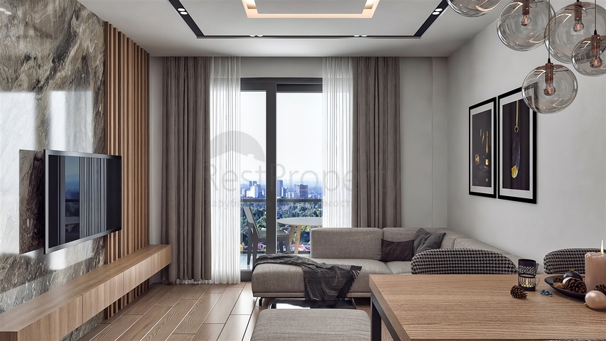 شقة 1+1 في التينتاس-منطقة أنطاليا 