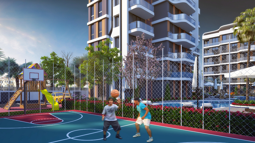 شقة 1+1 في التينتاس-منطقة أنطاليا 