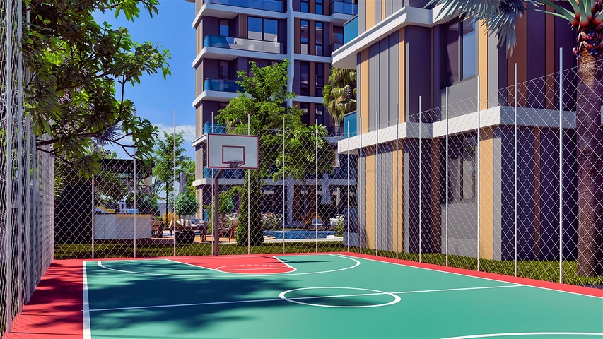 شقة 1+1 في التينتاس-منطقة أنطاليا 