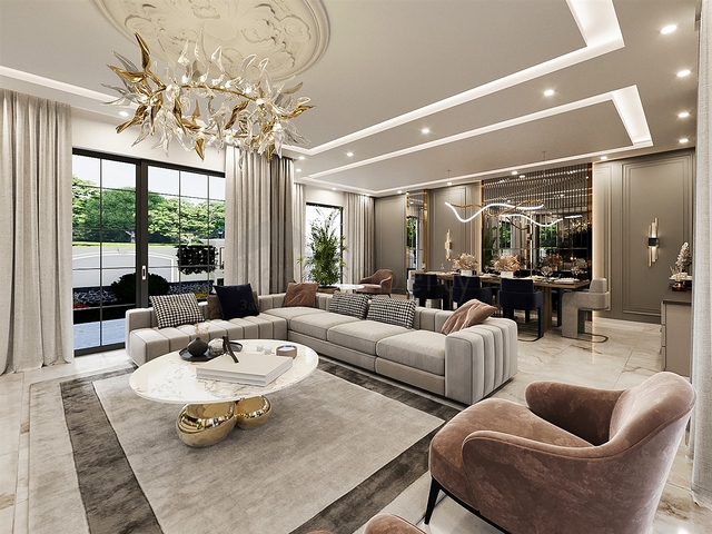 فيلا 5+1 في دوشيمالتي-منطقة أنطاليا 