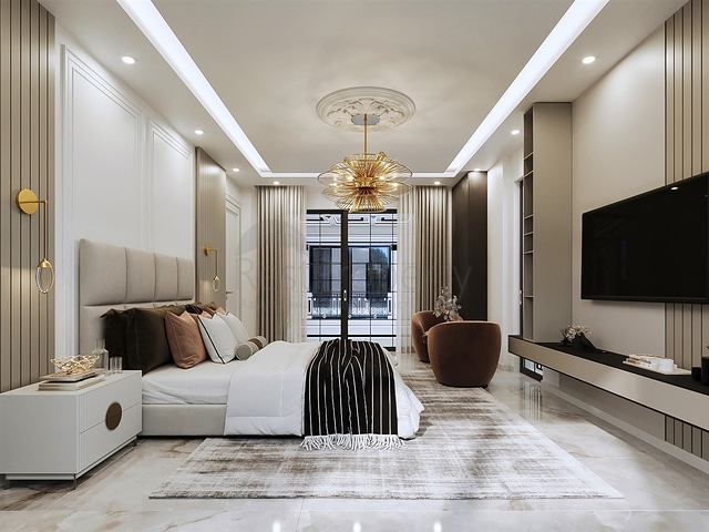 فيلا 5+1 في دوشيمالتي-منطقة أنطاليا 