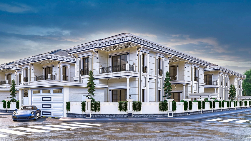 فيلا 5+1 في دوشيمالتي-منطقة أنطاليا 