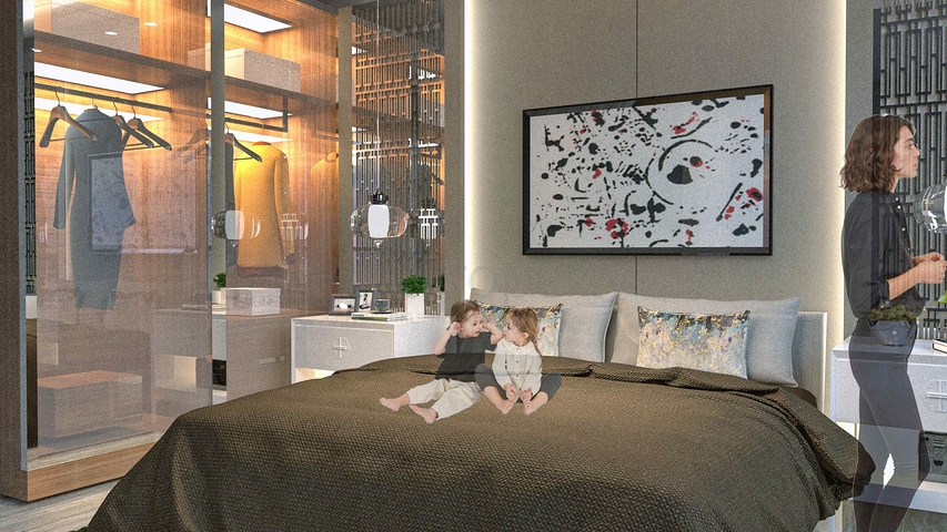 شقق 1+1 و 2+1 في منطقة كيبيز - أنطاليا 