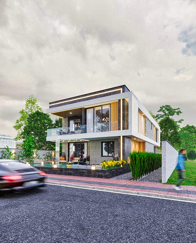 فيلا 4+1 في دوشيمالتي-منطقة أنطاليا 