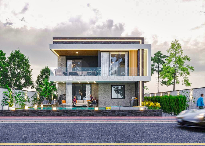 فيلا 4+1 في دوشيمالتي-منطقة أنطاليا 