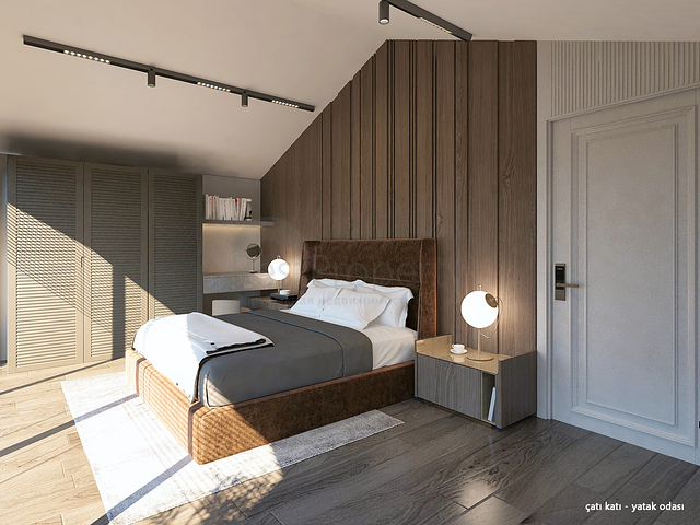 فيلا 4+1 في ألتينكال - حي أنطاليا 