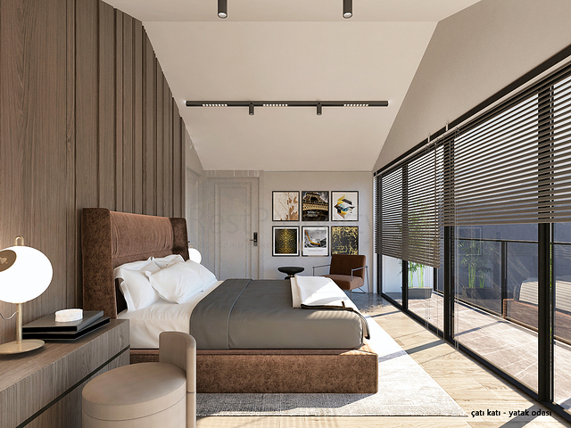 فيلا 4+1 في ألتينكال - حي أنطاليا 