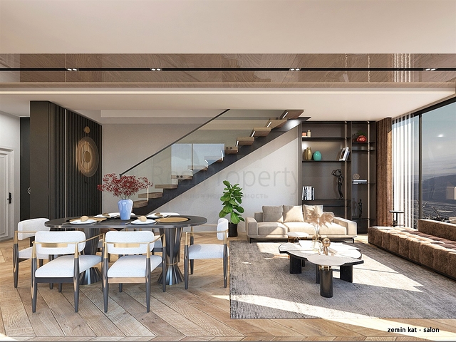 فيلا 4+1 في ألتينكال - حي أنطاليا 