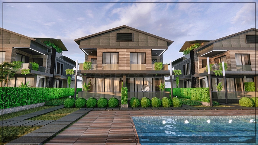 فيلا 4+1 في ألتينكال - حي أنطاليا 