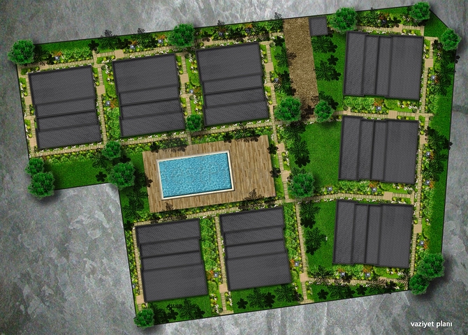 فيلا 4+1 في ألتينكال - حي أنطاليا 