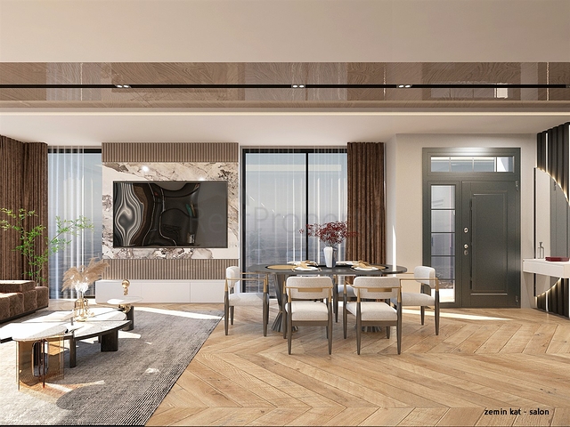 فيلا 4+1 في ألتينكال - حي أنطاليا 