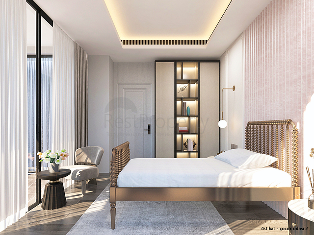 فيلا 4+1 في ألتينكال - حي أنطاليا 