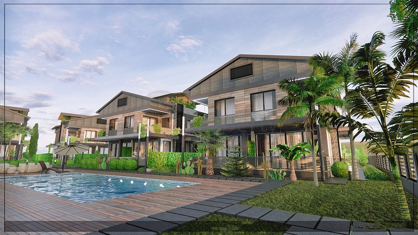 فيلا 4+1 في ألتينكال - حي أنطاليا 