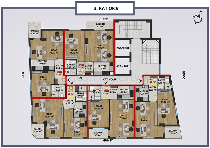 مشروع استثماري في مركز مدينة أنطاليا 
