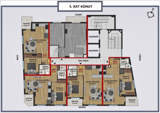 مشروع استثماري في مركز مدينة أنطاليا 