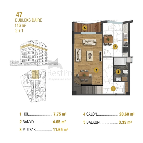 مشروع استثماري في منطقة سنان-أنطاليا الصغيرة