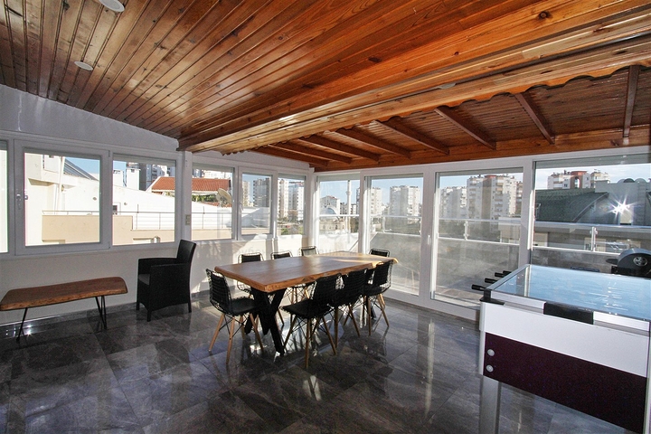 شقة دوبلكس 5 + 2 في كاجلايان - حي أنطاليا 