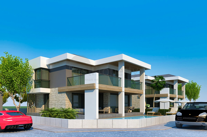 فيلا 4+1 في شاميوفا-حي أنطاليا 