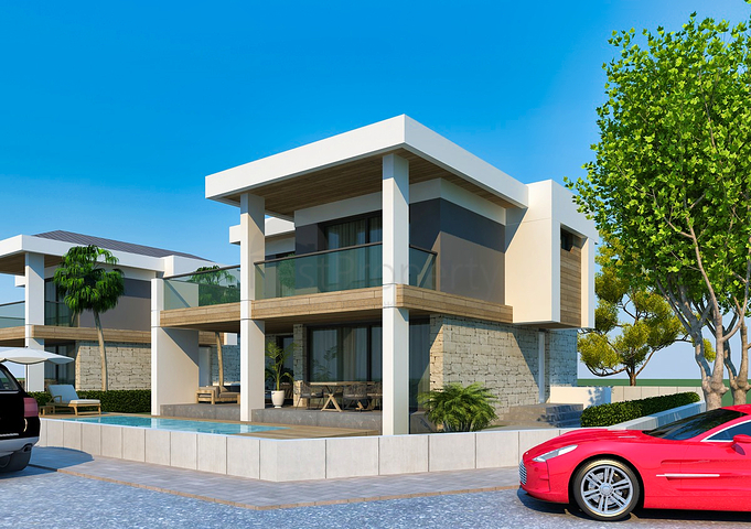 فيلا 4+1 في شاميوفا-حي أنطاليا 