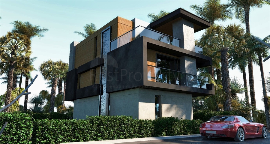 فلل 4 + 1 في منطقة سايد انطاليا 