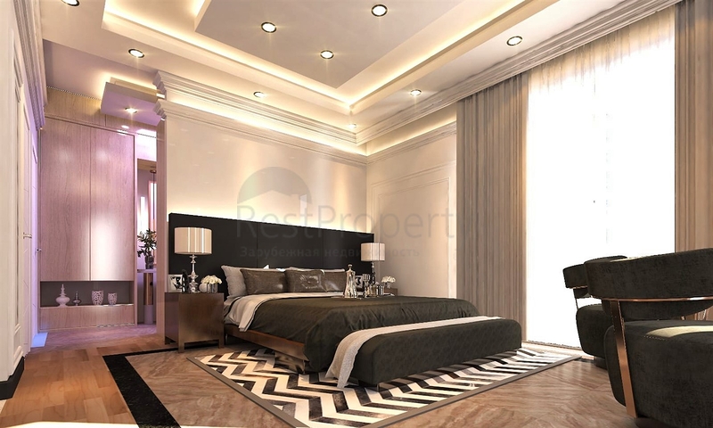 فلل 4 + 1 في منطقة سايد انطاليا 