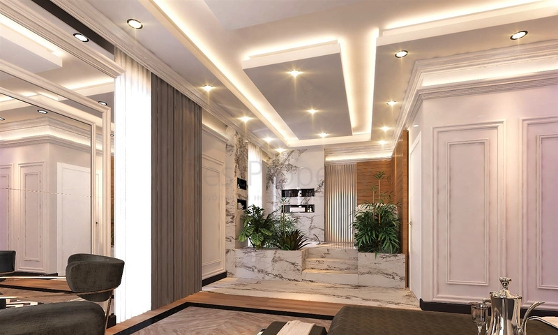 فلل 4 + 1 في منطقة سايد انطاليا 