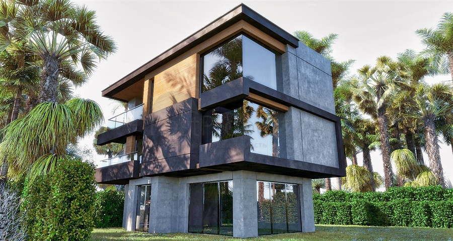 فلل 4 + 1 في منطقة سايد انطاليا 